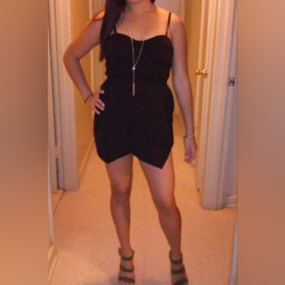 Material Girl Black Romper (M)